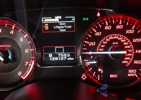 2016 Subaru Wrx Premium из США, поврежденный, VIN JF1VA1E61G9802333